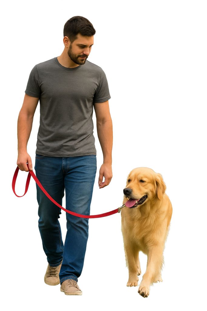 chien en laisse chien en laisse